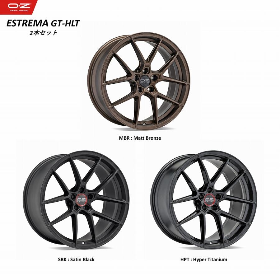 OZ Racing 2本セット OZ Racing ESTREMA GT-HLT 19×10 40 5-120
