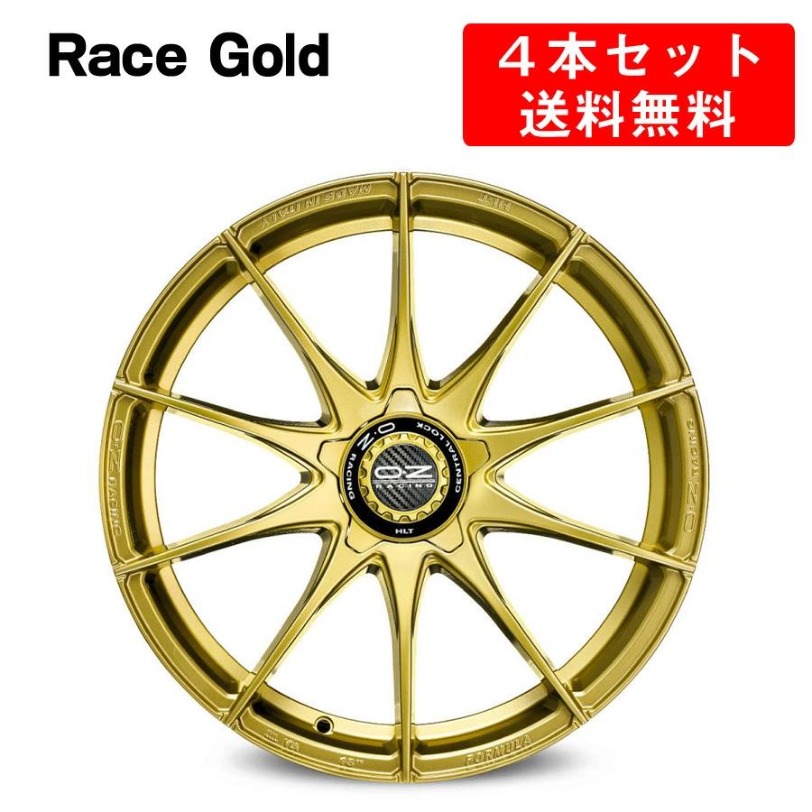 Formula HLT 5H  アルミホイール 4本セット 17インチ 9x17J インチ 5穴　レースゴールド　イタリア製 OZ オーゼット フォーミュラHLT-5H｜norauto