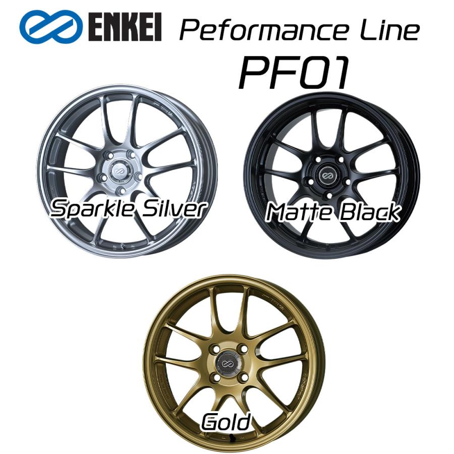 エンケイ ホイール パフォーマンスライン PF01 16インチ 6.5J ENKEI Peformance Line スパークル シルバー マット ブラック ゴールド｜norauto