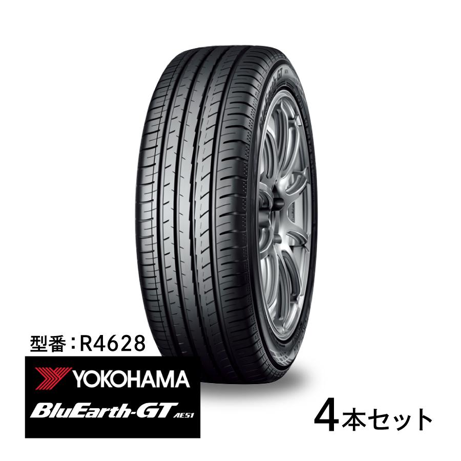 ヨコハマタイヤ 4本セット ブルーアース GT R4628 245/45R19 98W