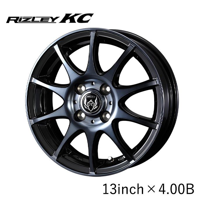 RIZLEY13インチホイール 4穴 PCD100 オフセット42 ブリジストン低燃費