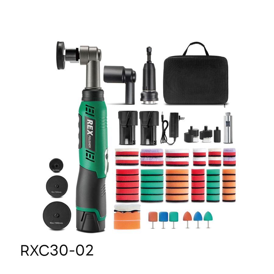 RXC30-02 コードレスディテーリングポリッシャーキット REX 工具 充電