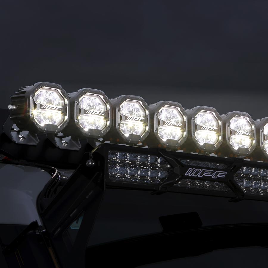 IPF S-880ML 4インチ オクタゴン DR-ML 2個入 LEDオフロードランプ 4