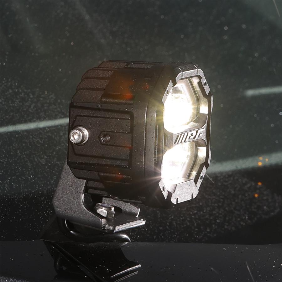IPF S-880ML 4インチ オクタゴン DR-ML 2個入 LEDオフロードランプ 4