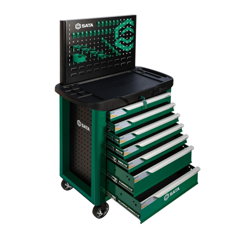 SC95107 7段ローラーキャビネット 引き出し ツールボックス 工具箱