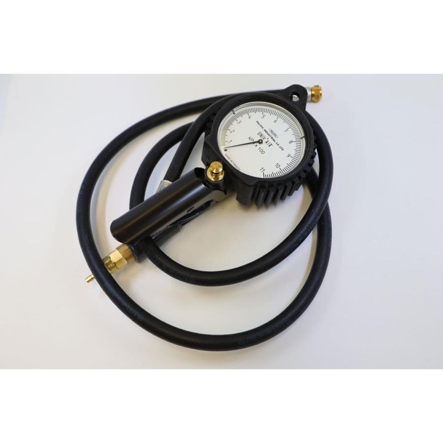 ユニブエアー タイヤ エアーゲージ 測定圧力 70kPa-1100kPa エア