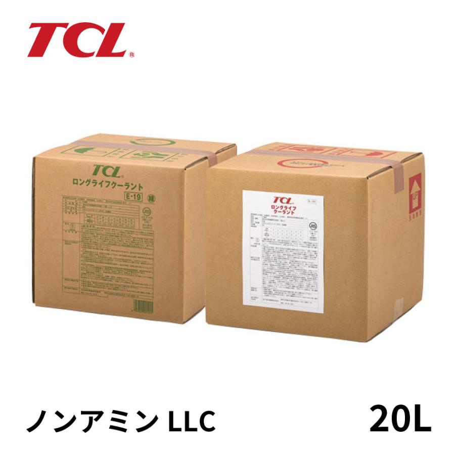 谷川油化 TCL ノンアミン LLC 20L BIB バッグインボックス 緑 E-19 赤