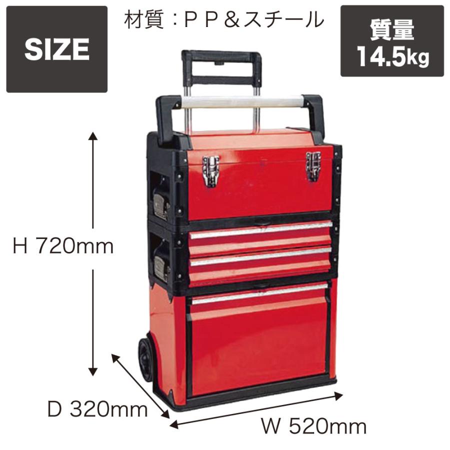 TRJF-C305ABD トローリーツールボックス BIGRED ビッグレッド 工具箱