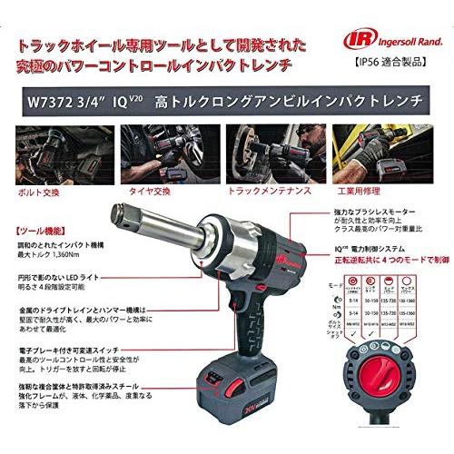 Ingersoll Rand ロングアンビルインパクトレンチ 3/4 Ingersoll Rand ロングアンビルインパクトレンチ 3/4