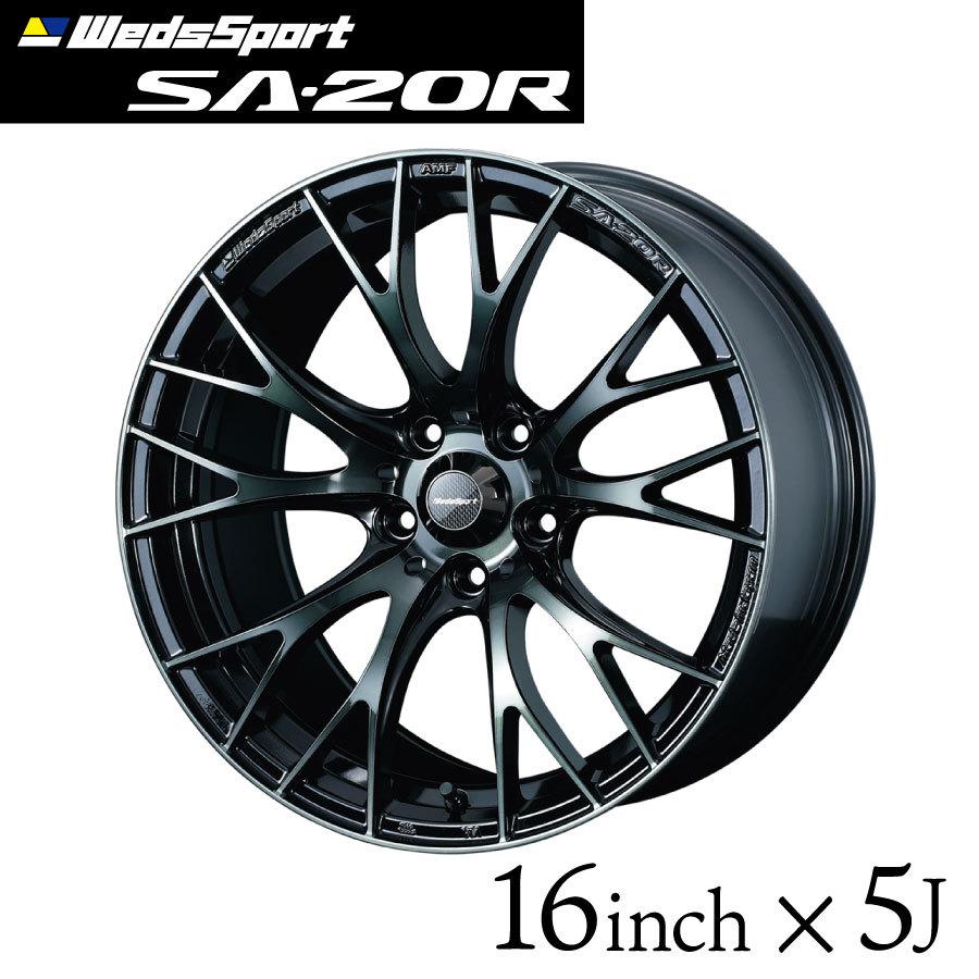 Weds SA-20R 4x100 16x5J+45 軽自動車 ウェッズスポーツ SA-20R 16インチ 5J インセット45 4穴 PCD 100