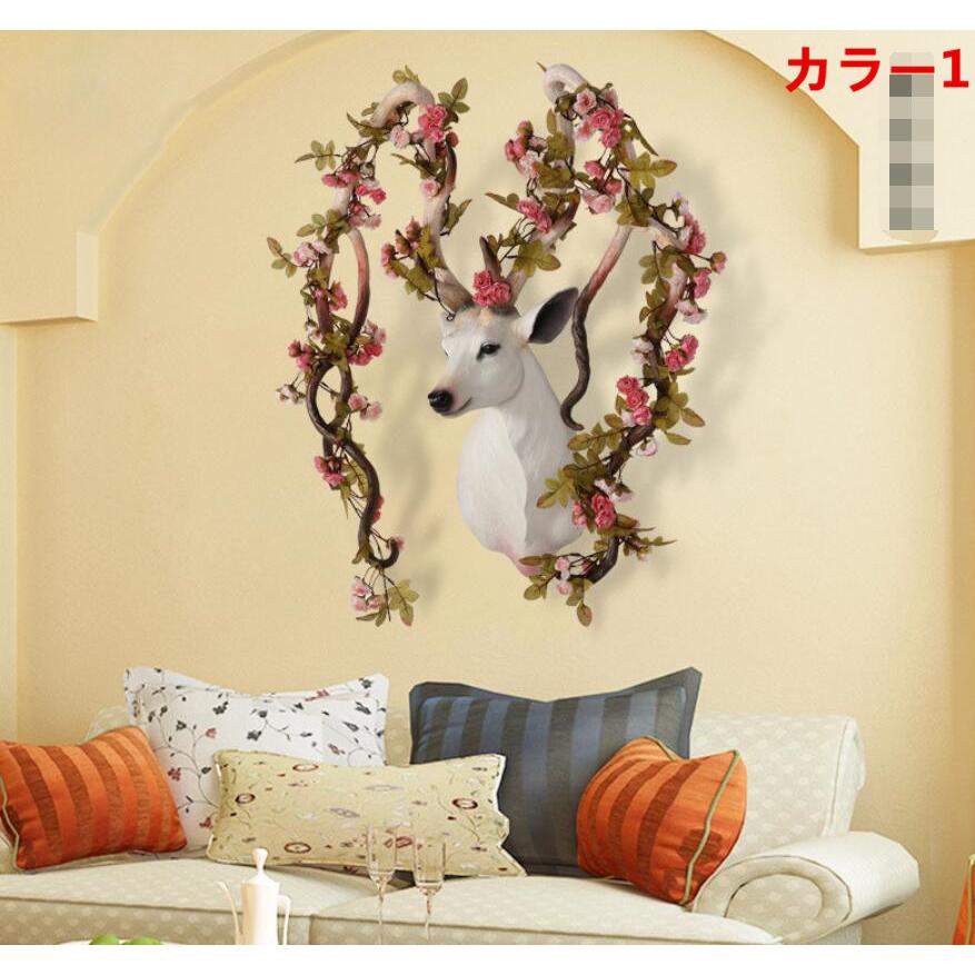 鹿の角 壁掛け ハンティングトロフィー 薪ストーブ 名勝耶馬渓 有害