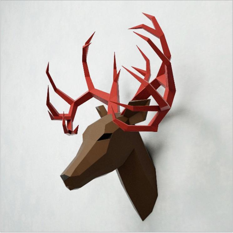鹿の置物 オブジェ リビングルーム 手作り 特別プレゼント 引越し祝い プレゼント p8