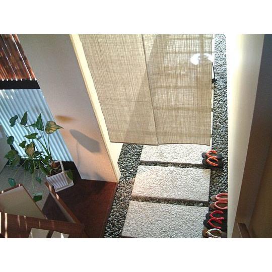 麻無地のれん 生成り（丈150cm） : のれんの京都しょうび苑 - 通販