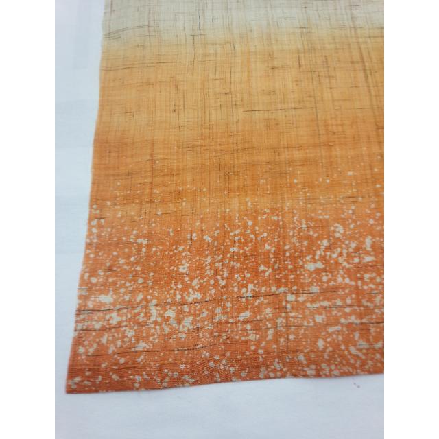 本麻のれん ろうふぶき 3色ぼかし染 180cm丈(受注生産 本麻のれん ろうふぶき 3色ぼかし染 180cm丈(受注生産