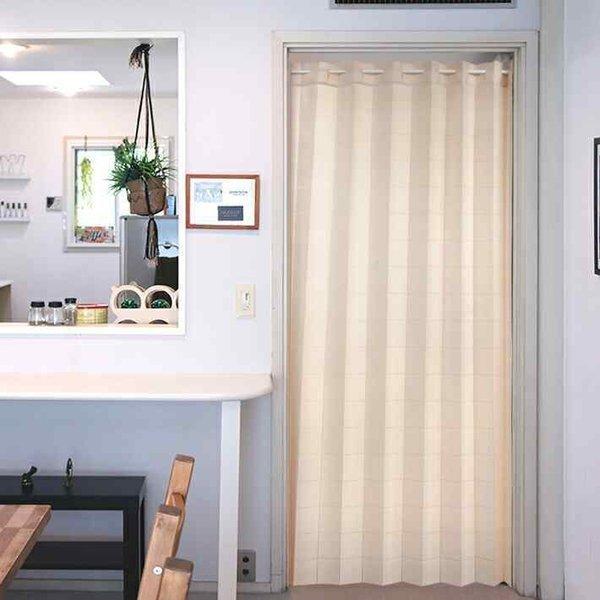 間仕切り カーテン アコーディオンカーテン パタパタカーテン おしゃれ 150cm幅 0cm丈 プレーン Aqiq のれん屋さんのインテリアショップ 通販 Yahoo ショッピング