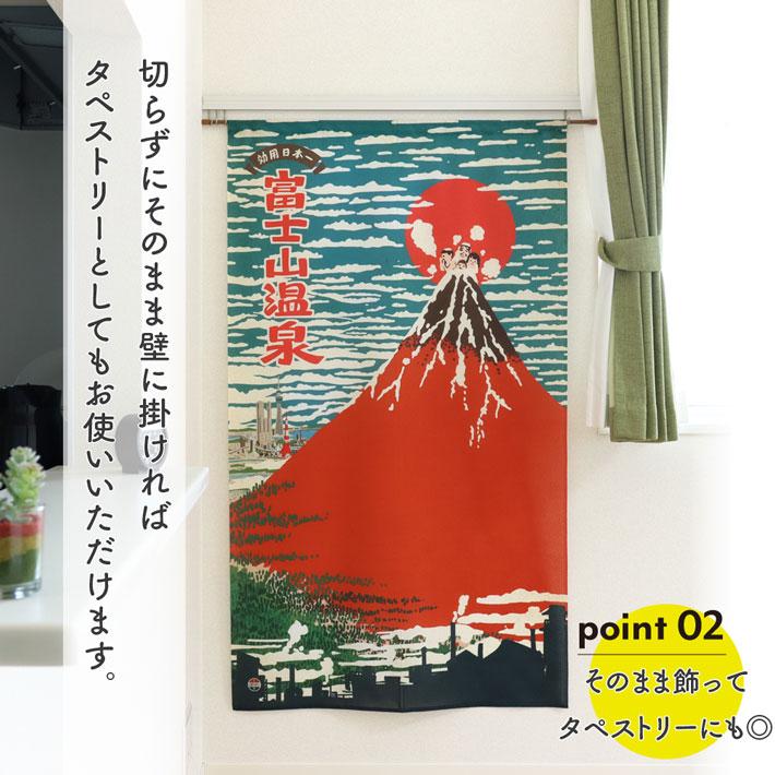 暖簾浮世絵レトロ