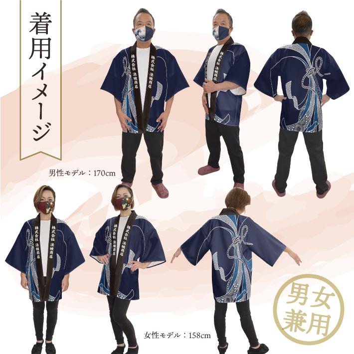 のれん工房 はっぴ 法被 名入れ 名前入れ 文字入れ イベント 祭 紋様