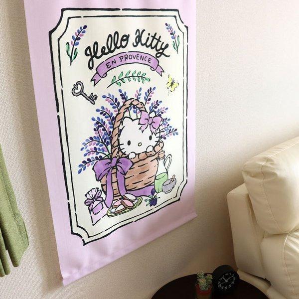 のれん工房 タペストリー 50cm幅 73cm丈 ハローキティ サンリオ