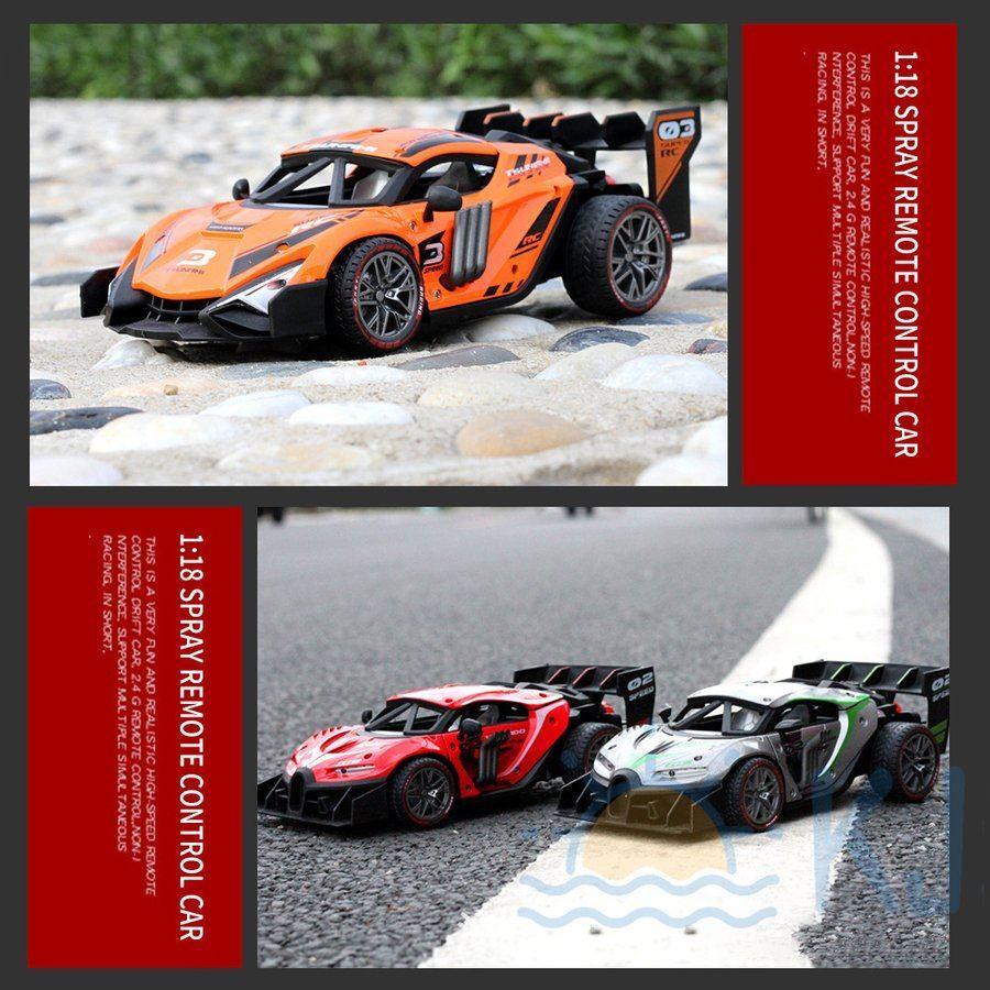 ラジコン自動車 ラジコンカー テールスプレー ラジコンおもちゃ オフロード 抜群ギフト プレゼント 子供向け誕生日 おもちゃ 知育玩具 室内 外遊び 子供 大人 自動車 カラー A Kitchenworksla Com