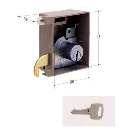美和ロック KOKUYO ロッカー錠 KR-12 KLK キー2本付 : ロックサーチ