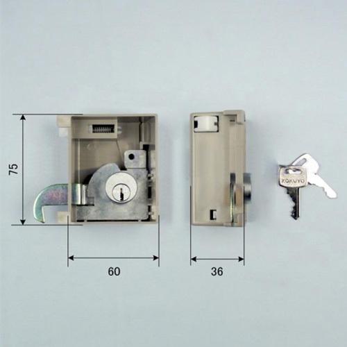 美和ロック KOKUYO ロッカー錠 KR-12 KLK キー2本付 : ロックサーチ