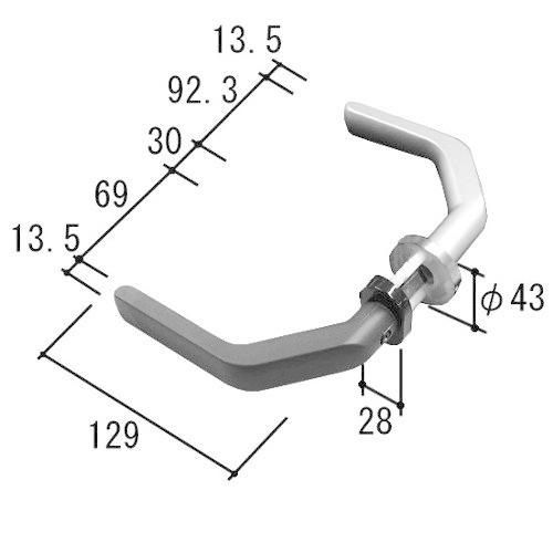 美品 希少 リモワ アタッシェ アルミニウム ダイアルロック トパーズ 2way 美和ロック 三協アルミ WD4112 レバーハンドル MIWA LZ : ロック