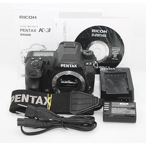 PENTAX　デジタル一眼レフカメラ　K-3　ボディ　ブラック　ローパスセレクタ　最高約8.3コマ　秒・最大約60コマ高速ドライブ　-3EV低輝度対応