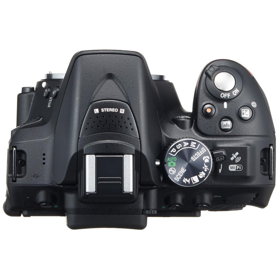 Nikon　デジタル一眼レフカメラ　D5300　2400万画素　3.2型液晶　ブラック　D5300BK