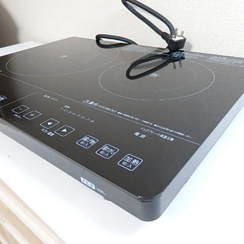 正規取扱店】アイリスオーヤマ IHクッキングヒーター 2口 IHC-S225-B