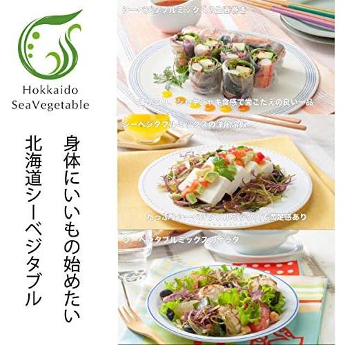 海藻サラダ 国産 乾燥わかめ 北海道シーベジタブルミックス 20g×3袋セット 海藻ミックス ふのり 昆布 サラダ カルパッチョ マリネ メール便送料無料 |  | 01
