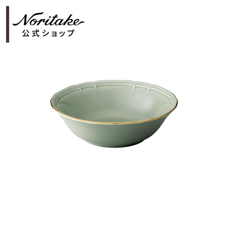 ノリタケ プロポーザル アッシュ ゴールドライン 16.5cmボウル ( 電子
