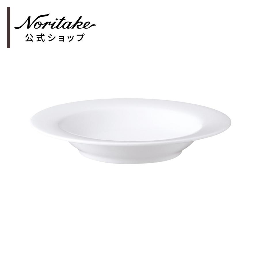 ノリタケ アークティック ホワイト 23cmディーププレート ( 電子レンジ