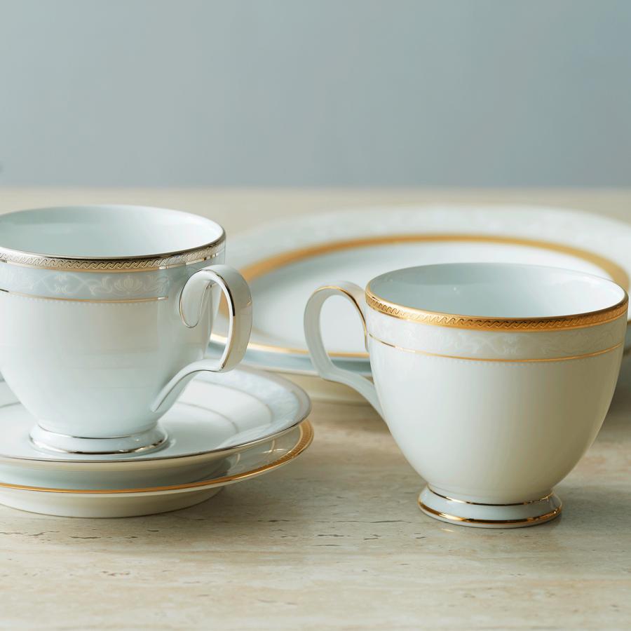 ノリタケ ハンプシャーゴールド カップ＆ソーサーペア ( ギフト