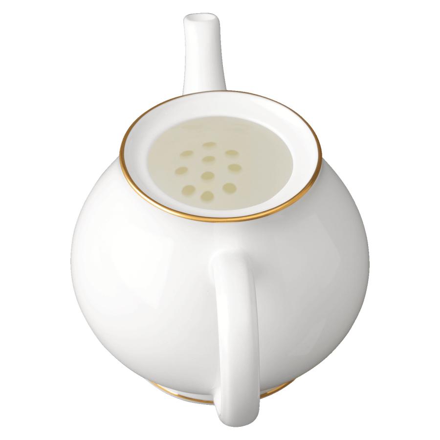 ノリタケ サンクエトワール・モデラートゴールドライン ティーポット