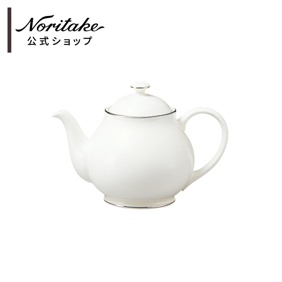ノリタケ サンクエトワール・モデラートプラチナライン ティーポット
