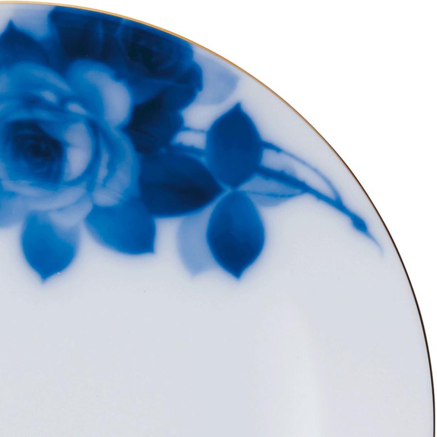 大倉陶園 ブルーローズ(8011) 26cm ( ギフトボックス入り ディナー皿