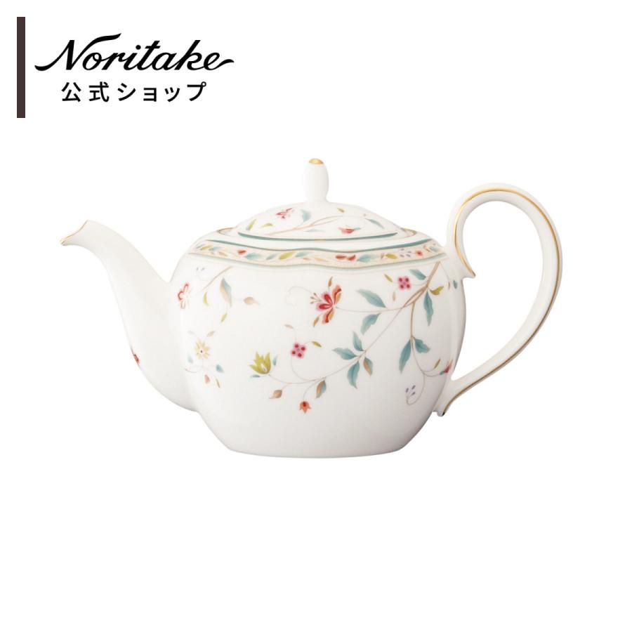 ノリタケ 花更紗 ティーポット(小) ( ギフトボックス入り おしゃれ ブランド｜noritake-official