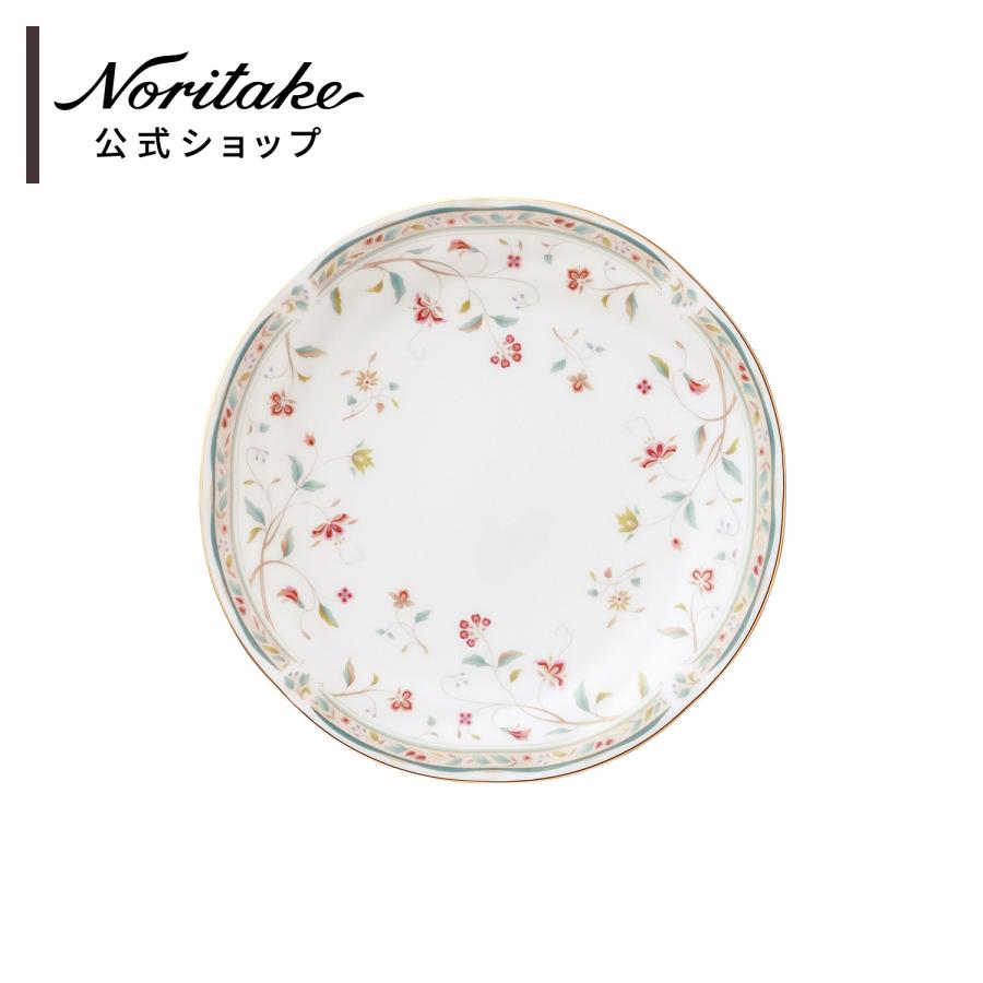 ノリタケ 花更紗 18.5cmプレート ( デザート皿 パン皿 サラダ皿