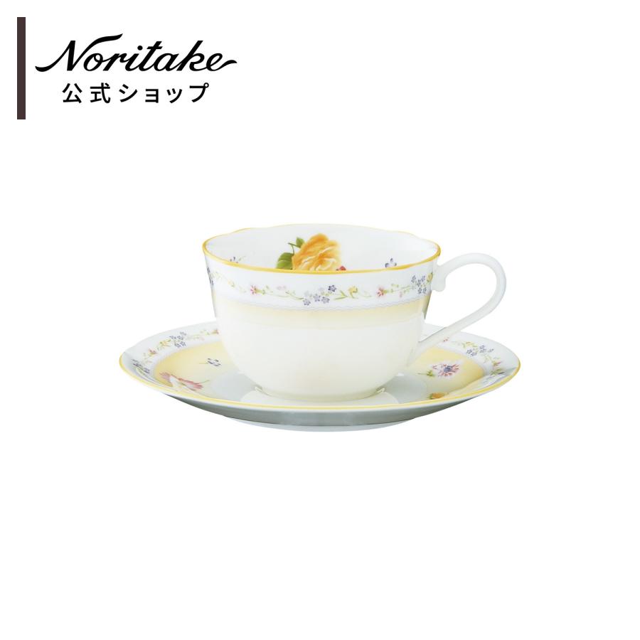 ノリタケ ジュヌフレール カップ＆ソーサー ( 電子レンジ対応 ギフト
