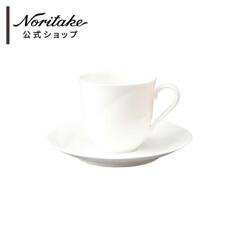 ノリタケ アンサンブルホワイト コーヒーソーサー(ソーサーのみ