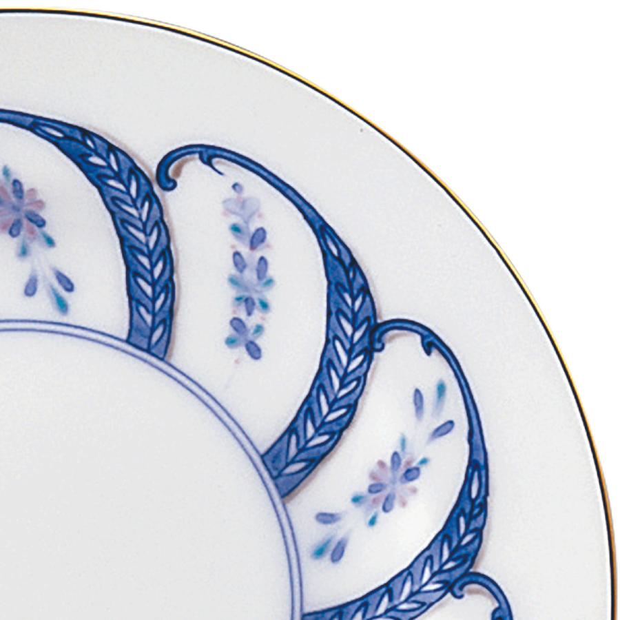 大倉陶園 呉須更紗 20cmデザート皿 ( ギフトボックス入り デザート皿