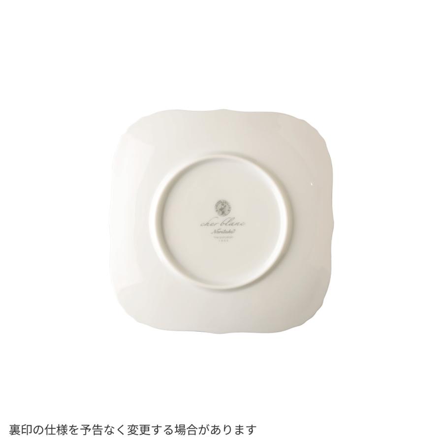 ノリタケ シェール ブラン 15cmスクエアプレート ( 電子レンジ対応 食
