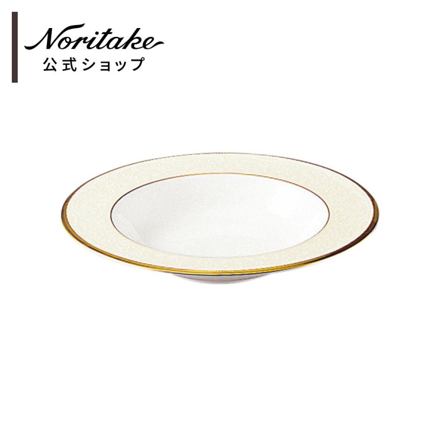 ノリタケ ホワイトパレス 21.5cmディーププレート ( カレー皿 パスタ皿 