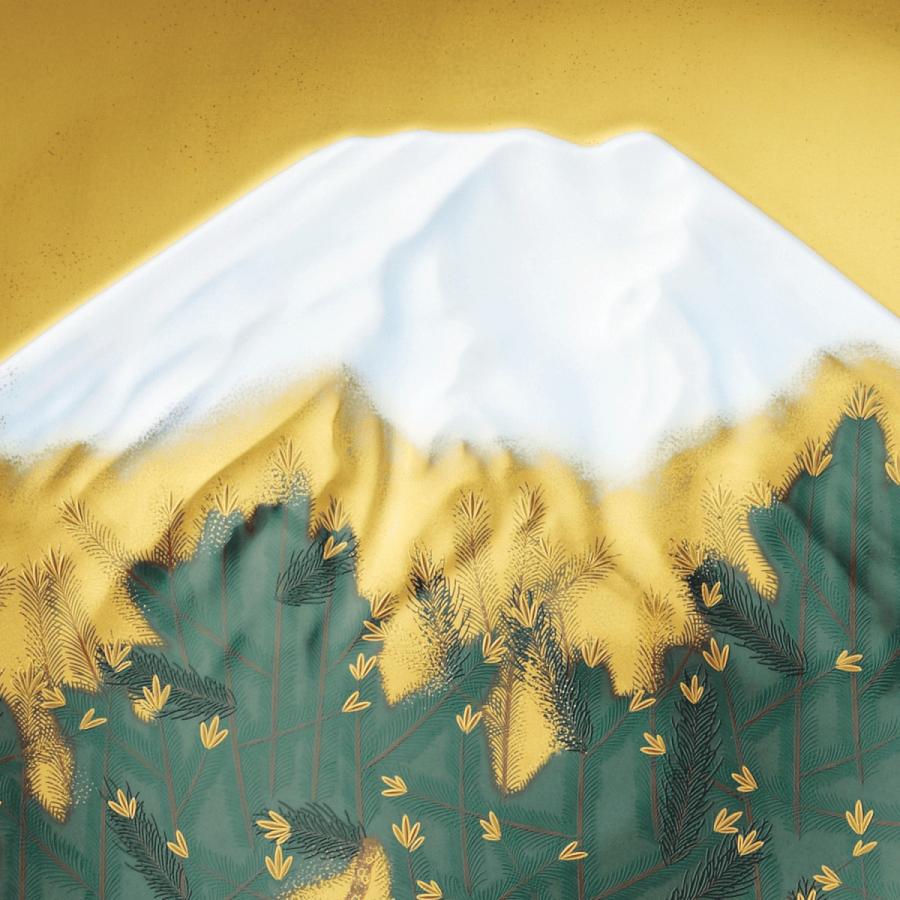 ノリタケ 富士山 36cm額皿 悠久の富士 ( ギフトボックス入り(皿立て付