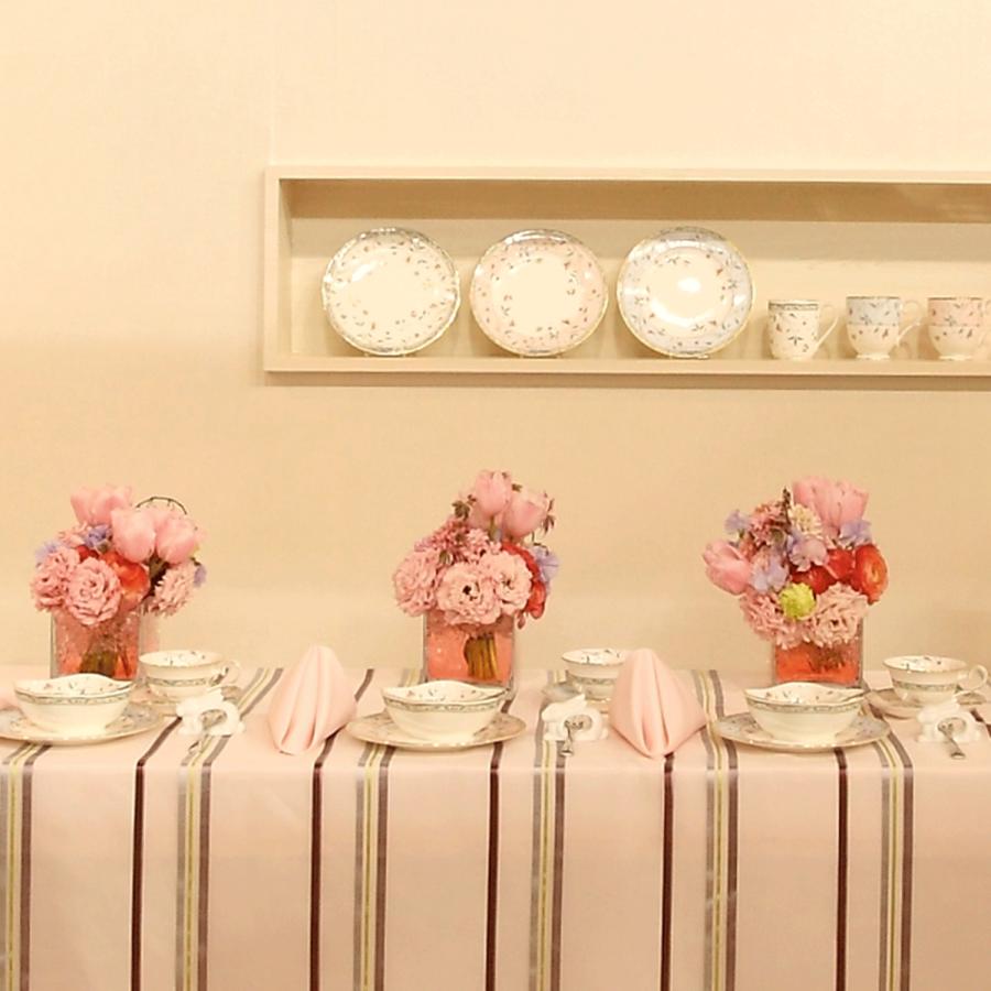 ノリタケ 花更紗 カップ＆ソーサーペア(色変り) ( ギフトボックス入り ティーカップ コーヒーカップ 青 ピンク ティーカップ おしゃれ ブランドの画像
