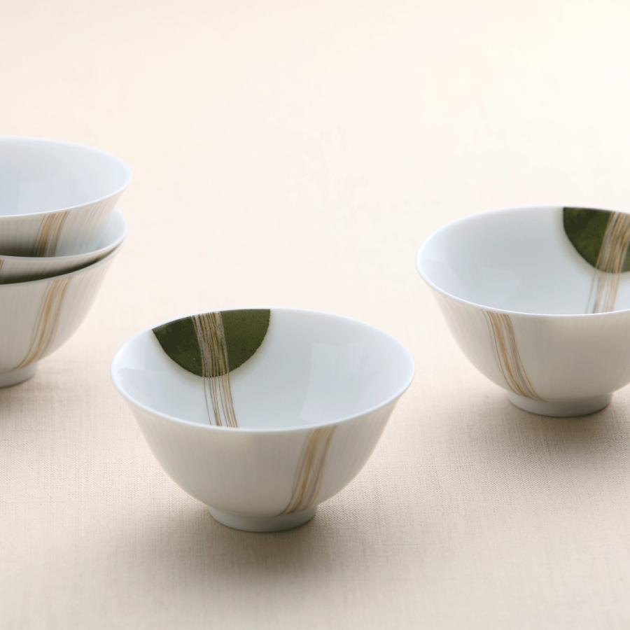 ノリタケ 常葉草 煎茶揃(5個) ( ギフトボックス入り 湯呑 おしゃれ