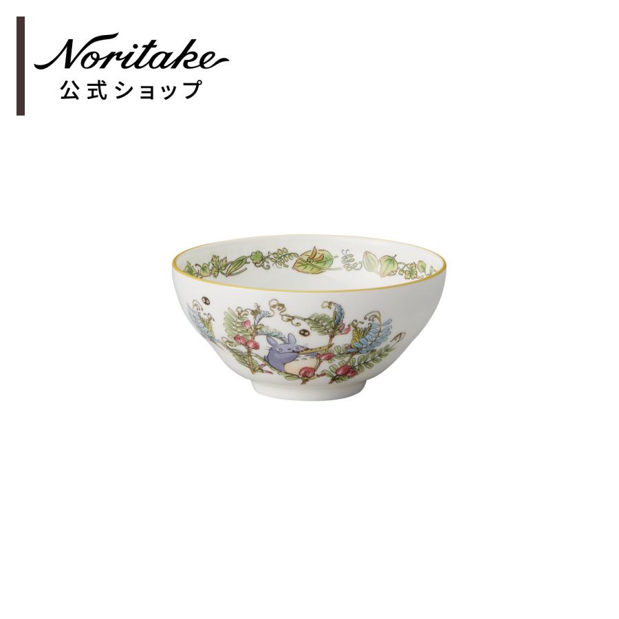 ノリタケ となりのトトロ 飯茶碗(カラスノエンドウ) ( 電子レンジ対応