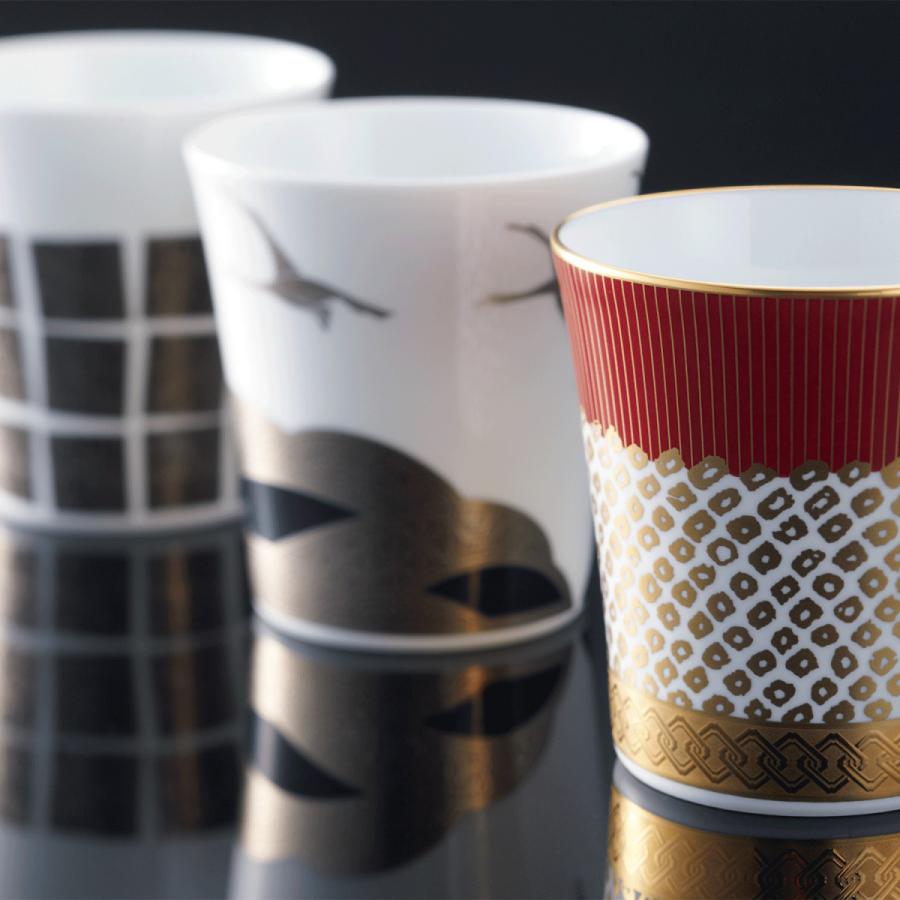 ノリタケ アテハカ コレクション タンブラー(紋・赤) ( 軽い食器 