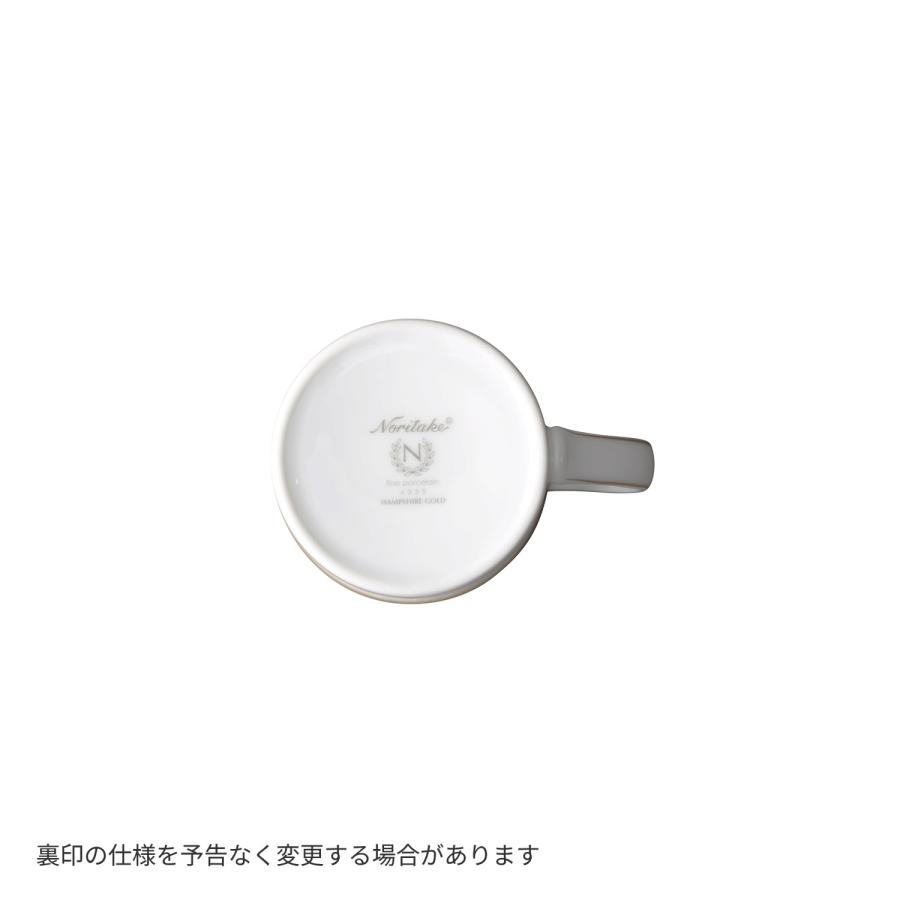 ノリタケ ハンプシャーゴールド＆プラチナ マグカップペア(金・銀