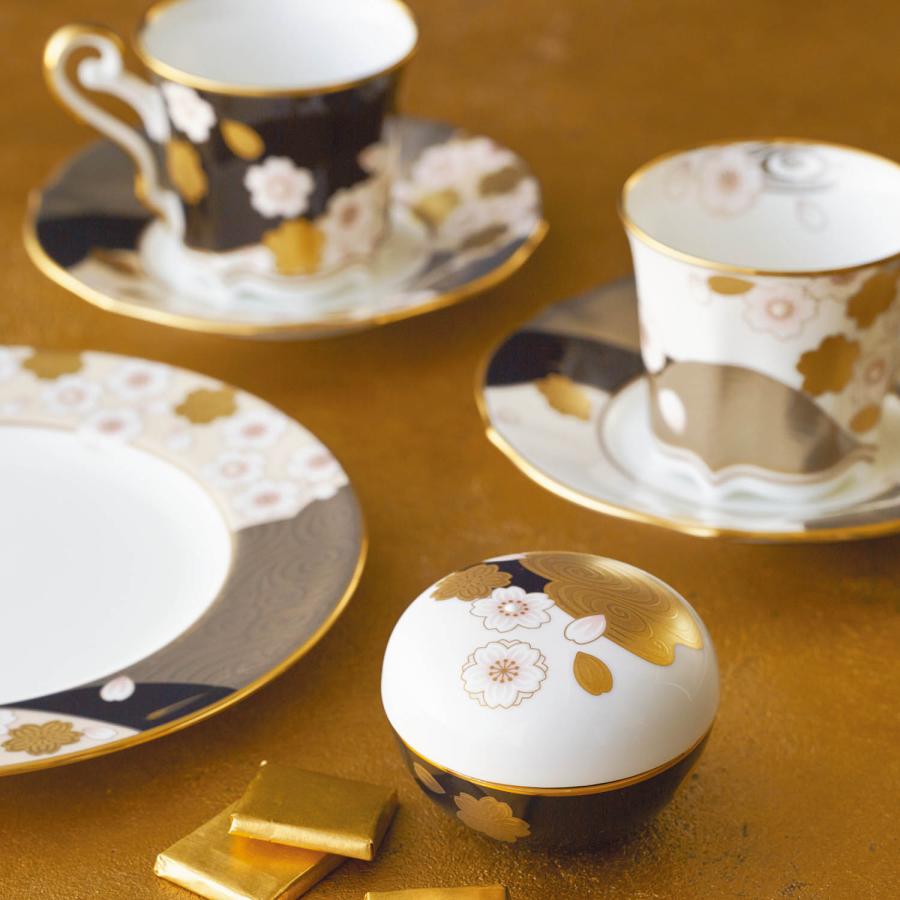 ノリタケ あやみなも コーヒーカップ＆ソーサー(桜金銀彩) ( ギフト